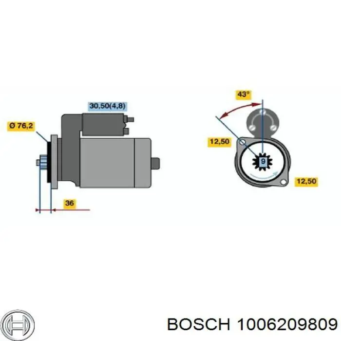 Compre 1006209809 Bosch Roda-livre do motor de arranco