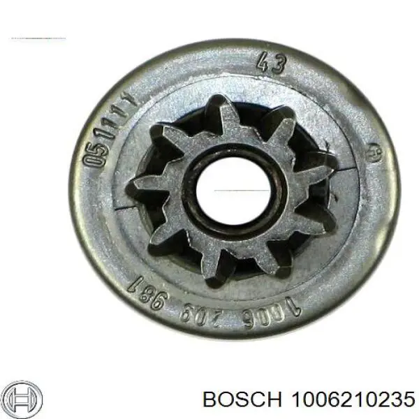 Roda-livre do motor de arranco Bosch 1006210235 preço, a partir de 24,42 USD