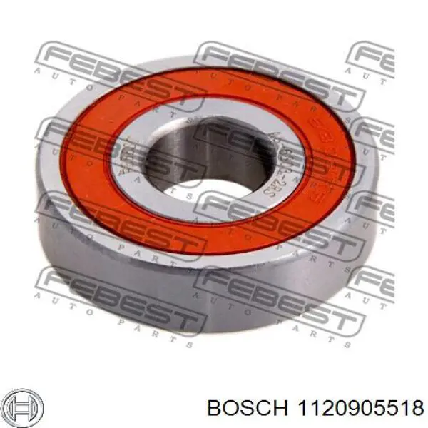 Rolamento do gerador 1120905518 Bosch