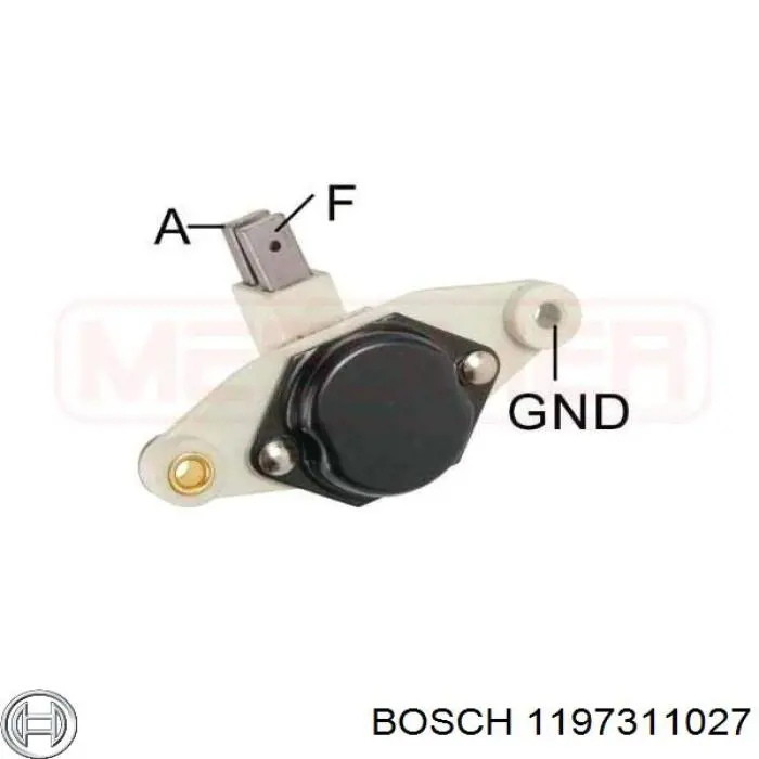 Compre 1197311027 Bosch Relê-regulador do gerador (relê de carregamento)