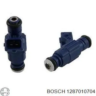 1287010704 Bosch Anel (arruela) do injetor de ajuste