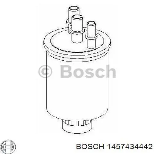 Filtro de combustível 1457434442 Bosch