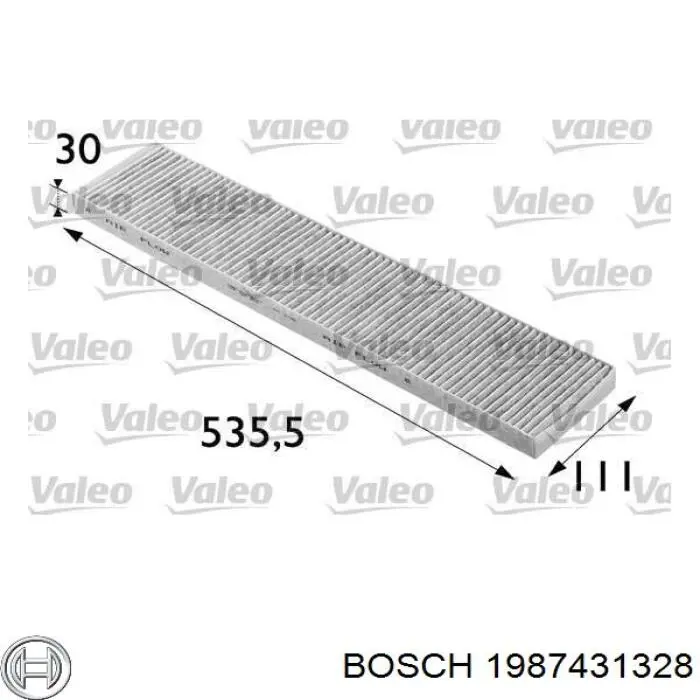 Compre 1987431328 Bosch Filtro de salão