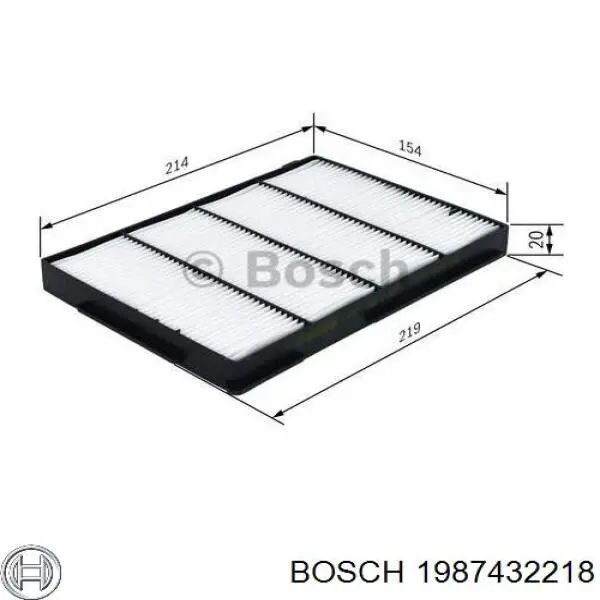 Compre 1987432218 Bosch Filtro de salão