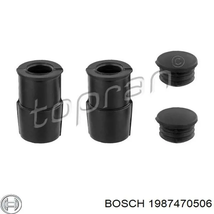 Kit de reparação de suporte do freio dianteiro Bosch 1987470506 preço, a partir de 13,46 USD
