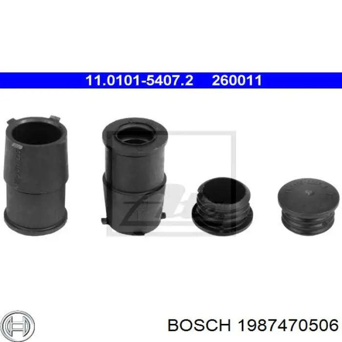 Compre 1987470506 Bosch Kit de reparação de suporte do freio dianteiro