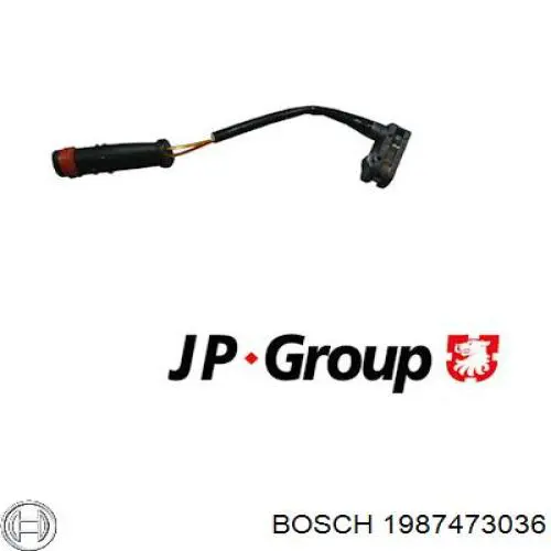 Sensor traseiro de desgaste das sapatas do freio Bosch 1987473036 preço, a partir de 4,38 USD
