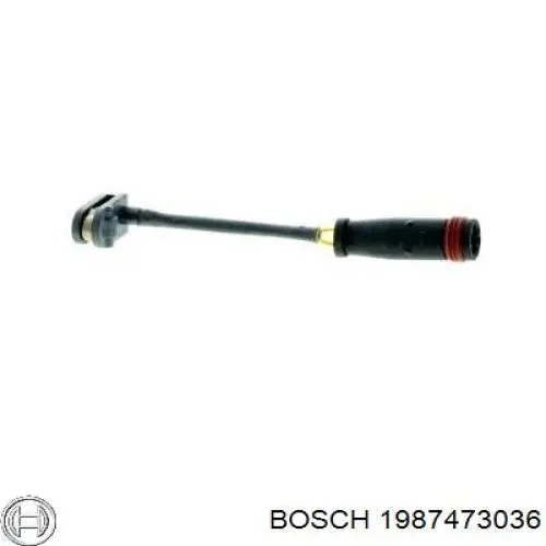 Compre 1987473036 Bosch Sensor traseiro de desgaste das sapatas do freio