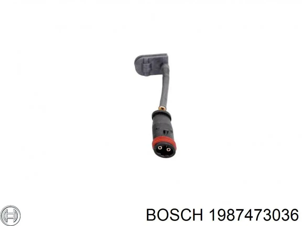 Sensor traseiro de desgaste das sapatas do freio 1987473036 Bosch