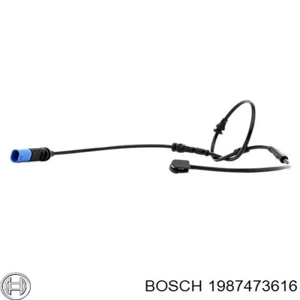 Sensor dianteiro de desgaste das sapatas do freio Bosch 1987473616 preço, a partir de 14,12 USD