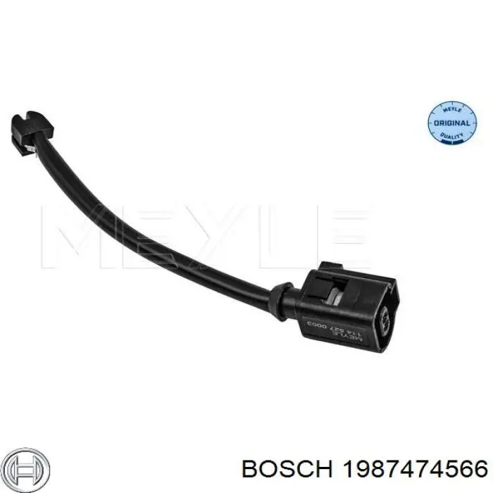 Sensor traseiro de desgaste das sapatas do freio Bosch 1987474566 preço, a partir de 5,67 USD
