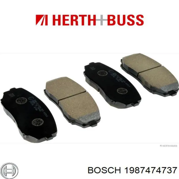 1987474737 Bosch Kit de molas de fixação de sapatas de disco dianteiras