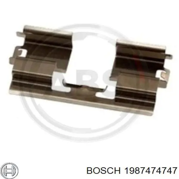 Kit de molas de fixação de sapatas de disco traseiras Bosch 1987474747 preço, a partir de 22,84 USD