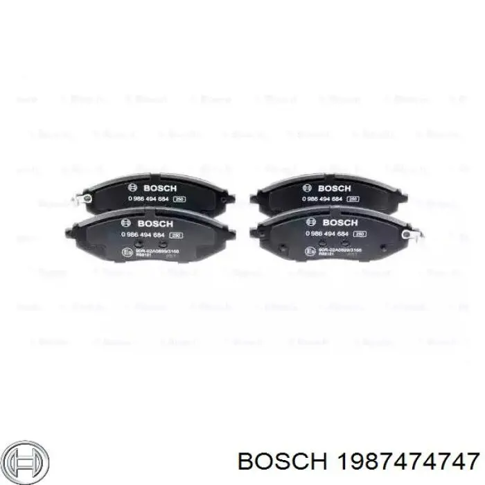 Kit de molas de fixação de sapatas de disco traseiras Bosch 1987474747 preço, a partir de 12,14 USD