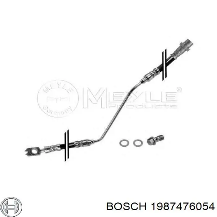 Mangueira do freio traseira esquerda Bosch 1987476054 preço, a partir de 19,65 USD