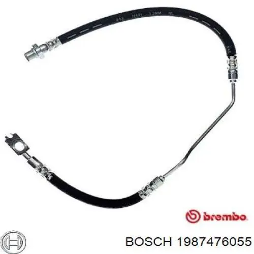 Mangueira do freio traseira direita 1987476055 Bosch