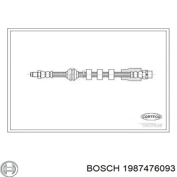 Compre 1987476093 Bosch Mangueira de freio
