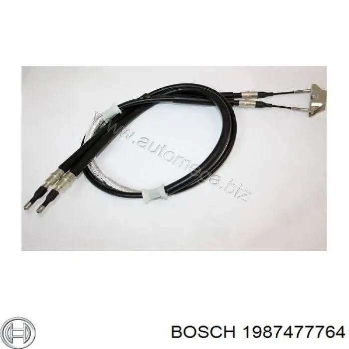 Compre 1987477764 Bosch Cabo traseiro direito/esquerdo do freio de estacionamento
