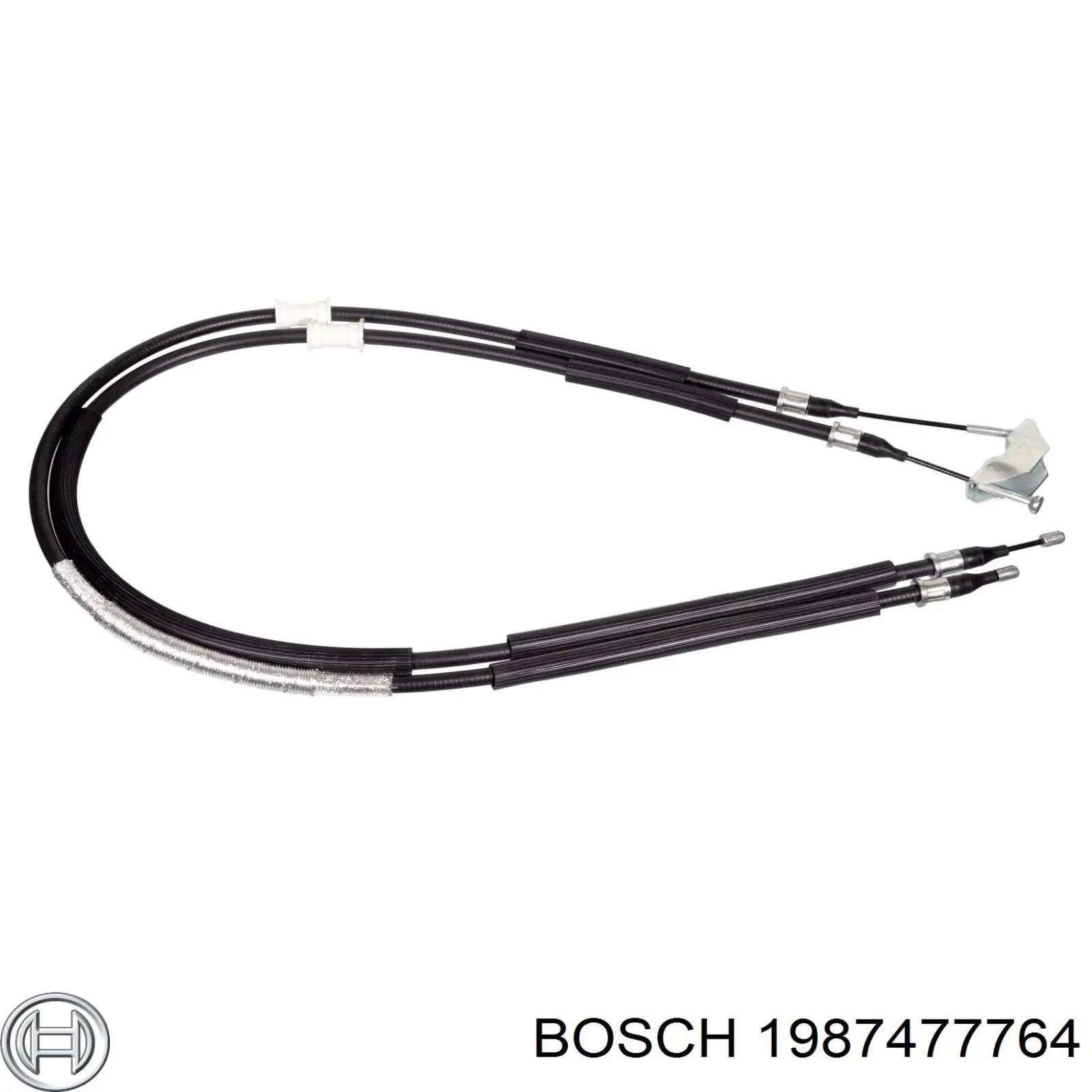 Cabo traseiro direito/esquerdo do freio de estacionamento Bosch 1987477764 preço, a partir de 35,74 USD
