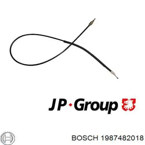 Compre 1987482018 Bosch Cabo traseiro direito/esquerdo do freio de estacionamento