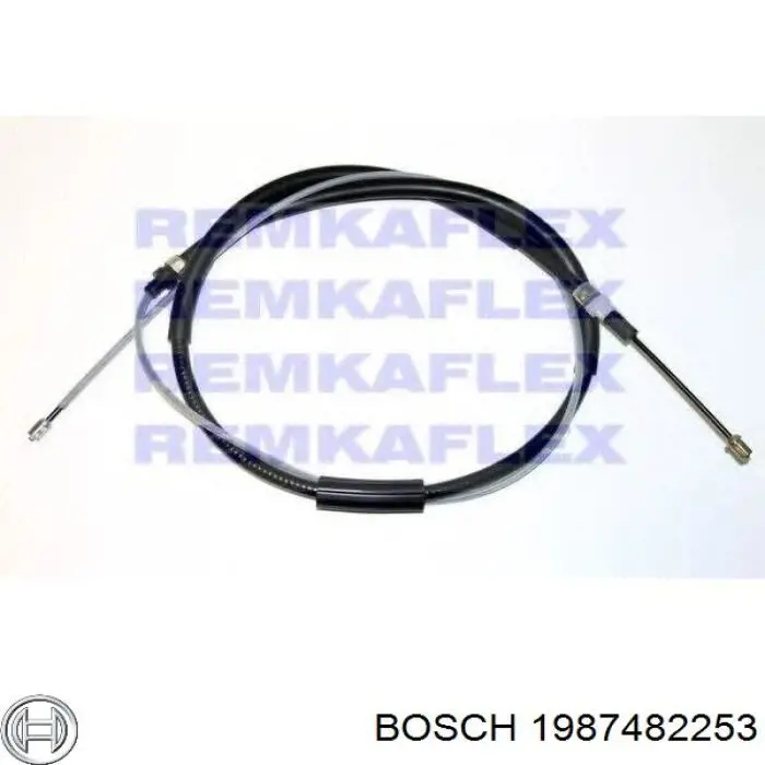 Cabo traseiro direito/esquerdo do freio de estacionamento Bosch 1987482253 preço, a partir de 20,98 USD