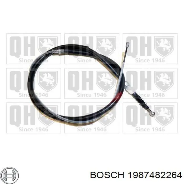 Compre 1987482264 Bosch Cabo traseiro direito/esquerdo do freio de estacionamento