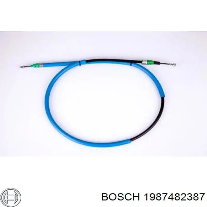 Cabo do freio de estacionamento traseiro esquerdo 1987482387 Bosch