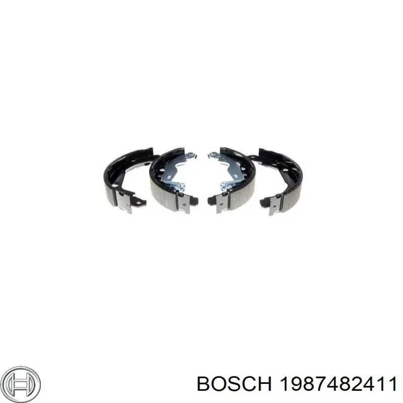 Compre 1987482411 Bosch Cabo traseiro direito/esquerdo do freio de estacionamento