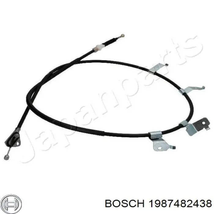 Cabo do freio de estacionamento traseiro direito Bosch 1987482438 preço, a partir de 25,96 USD