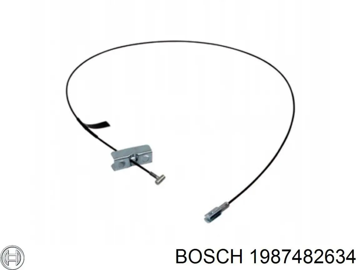 1987482634 Bosch Cabo do freio de estacionamento intermédio