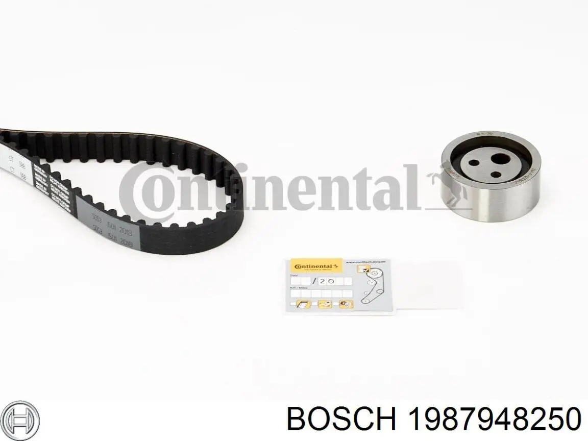 Compre 1987948250 Bosch Correia do mecanismo de distribuição de gás, kit