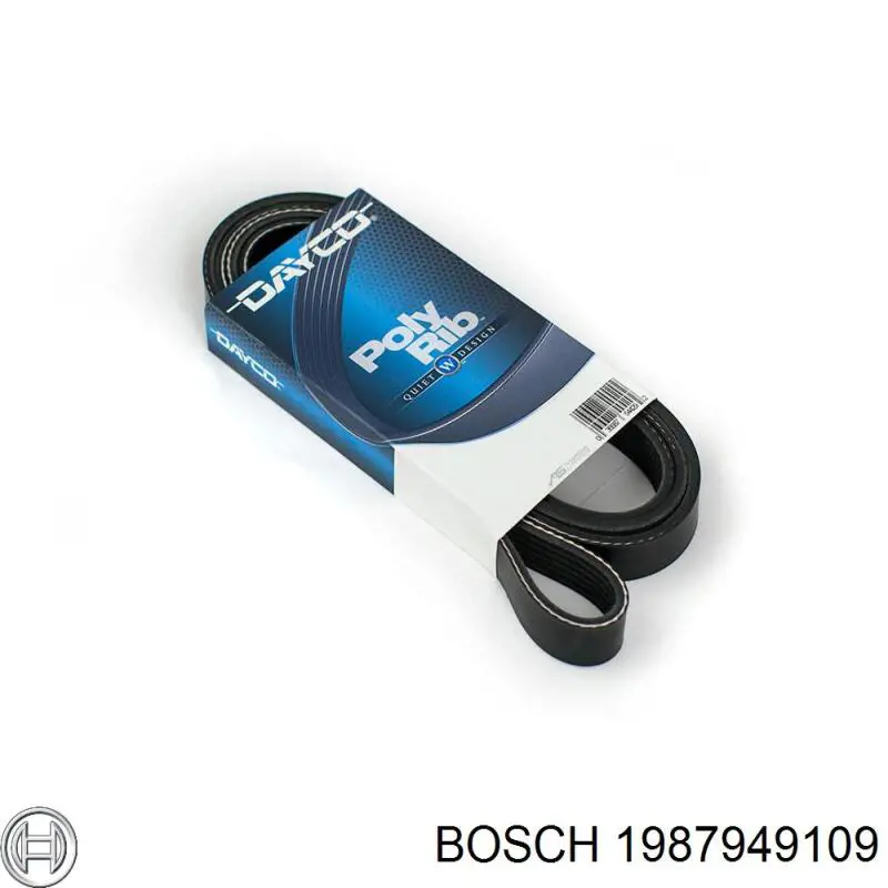 Correia do mecanismo de distribuição de gás 1987949109 Bosch