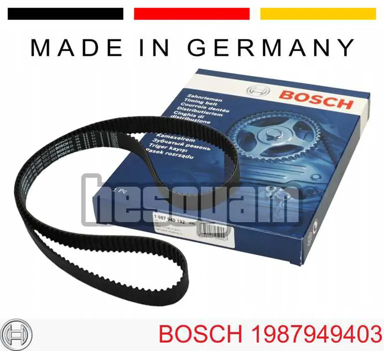 Correia do mecanismo de distribuição de gás Bosch 1987949403 preço, a partir de 13,12 USD