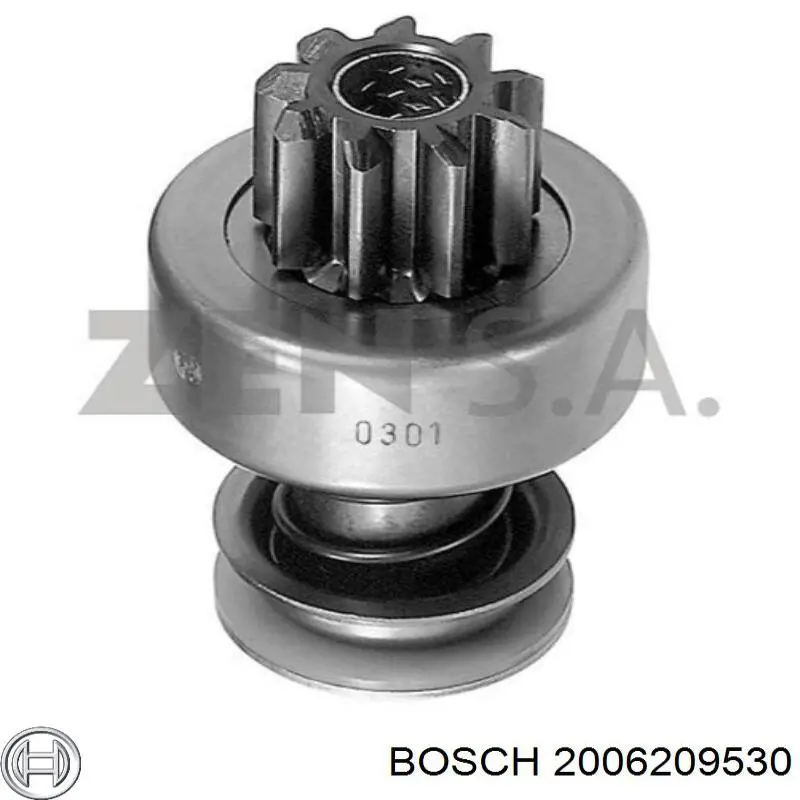 Roda-livre do motor de arranco 2006209530 Bosch