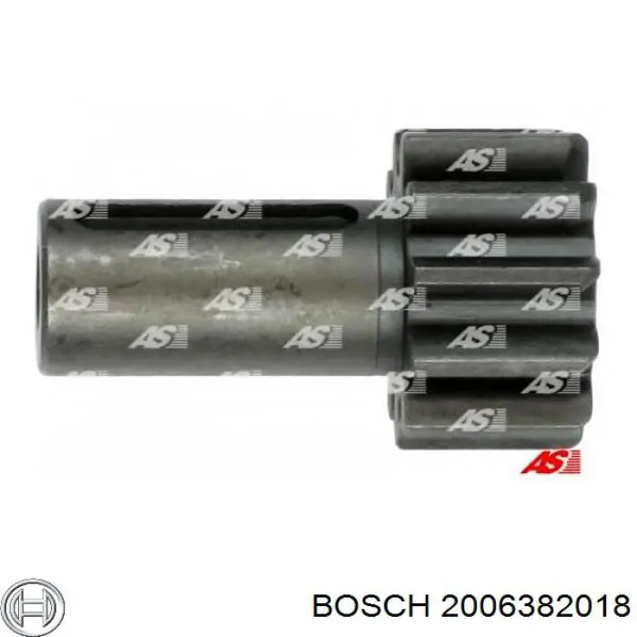 2006382018 Bosch Roda-livre do motor de arranco