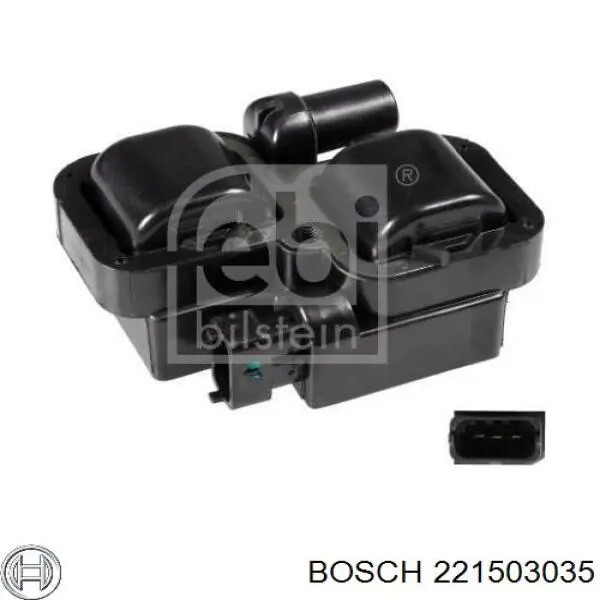 Bobina de ignição Bosch 221503035 preço, a partir de 29,90 USD