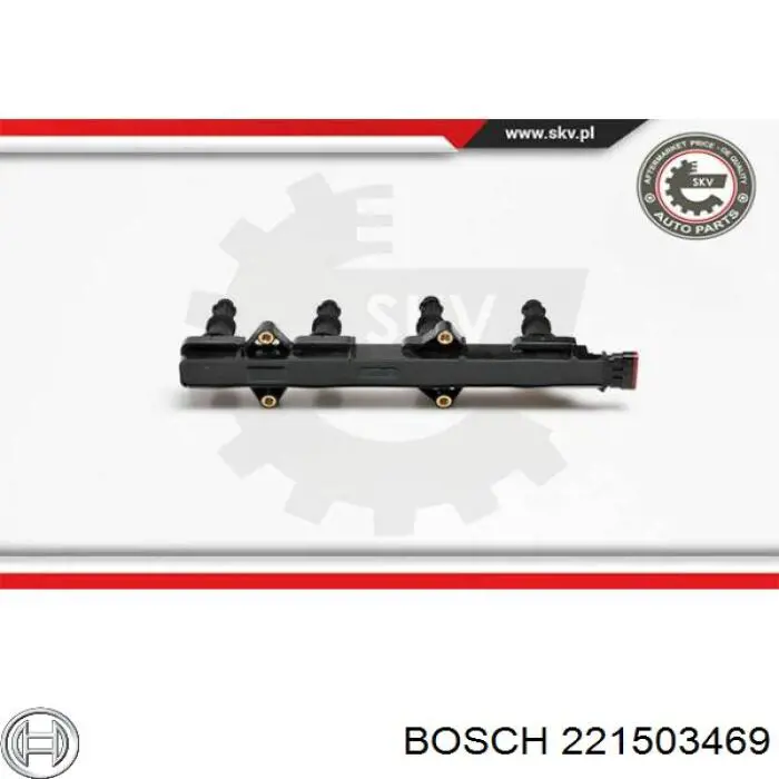 Compre 221503469 Bosch Bobina de ignição