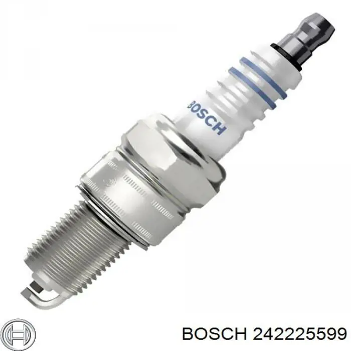 Vela de ignição 242225599 Bosch