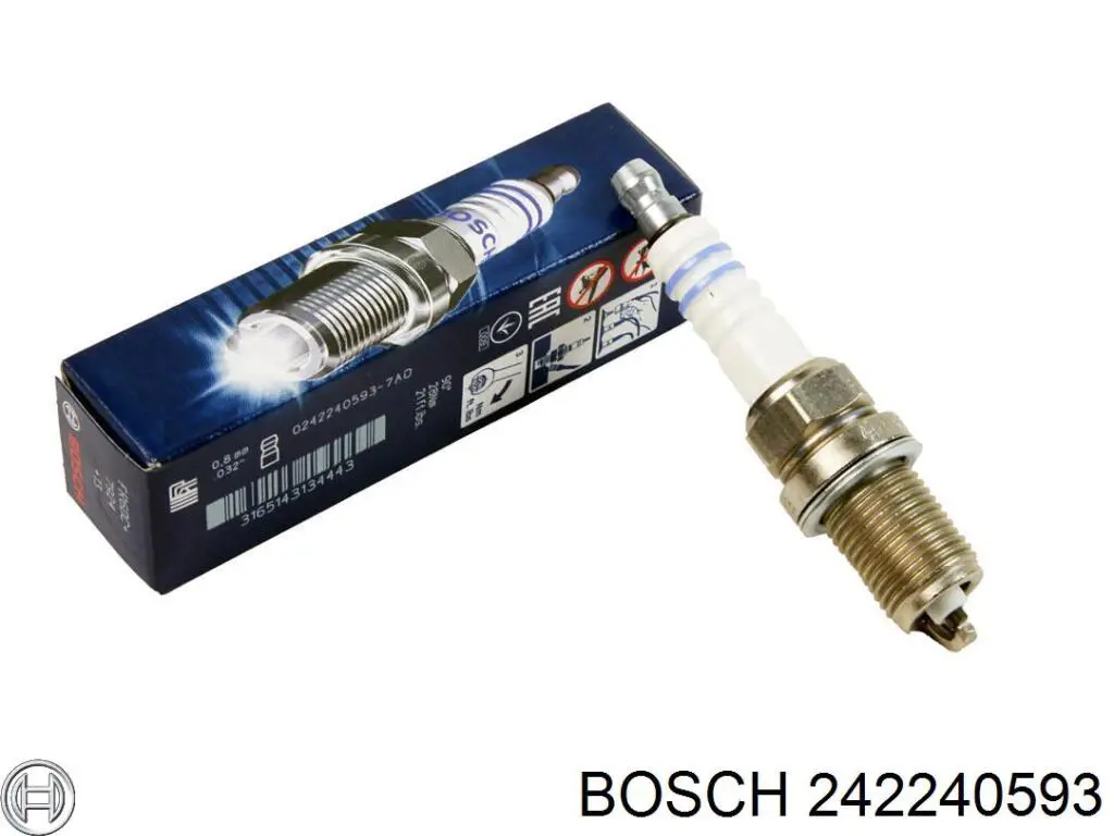 Vela de ignição Bosch 242240593 preço, a partir de 3,17 USD