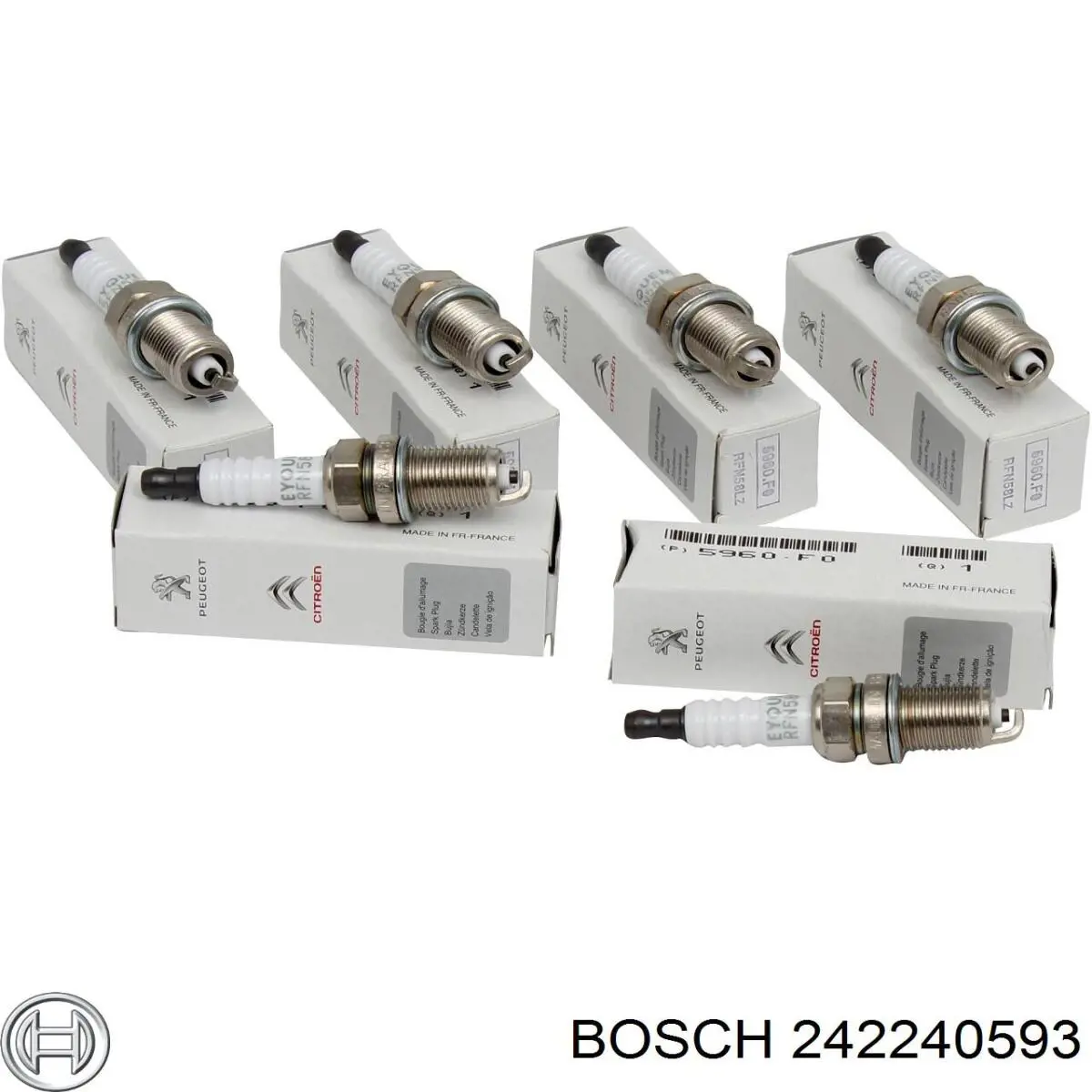 Vela de ignição 242240593 Bosch