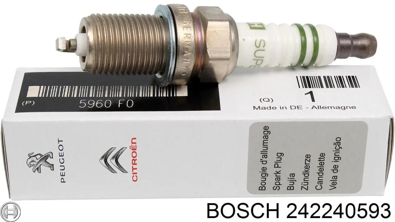 Compre 242240593 Bosch Vela de ignição