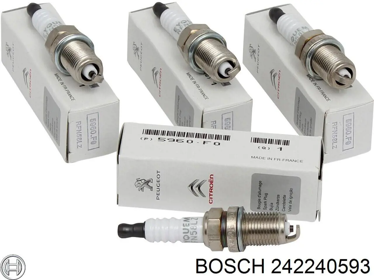 Vela de ignição Bosch 242240593 preço, a partir de 3,17 USD