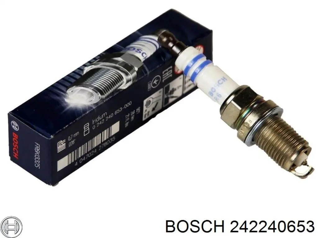 Vela de ignição 242240653 Bosch