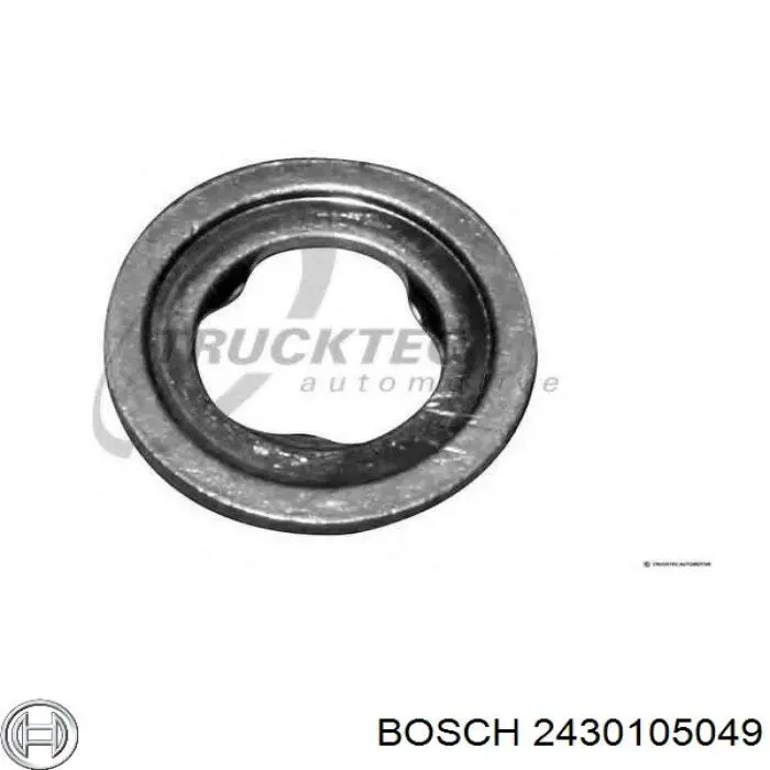 Compre 2430105049 Bosch Anel (arruela) do injetor de ajuste
