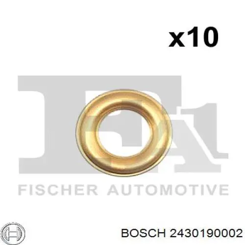 Arruela do injetor superior Bosch 2430190002 preço, a partir de 0,76 USD