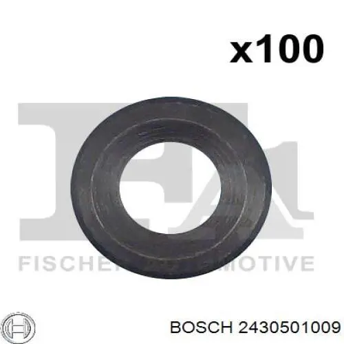 Anel (arruela) do injetor de ajuste 2430501009 Bosch