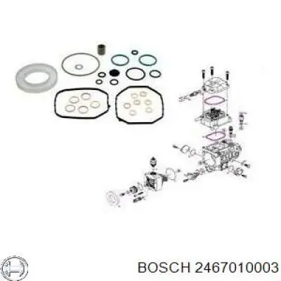 Compre 2467010003 Bosch Kit de reparação da Bomba de Combustível de Pressão Alta