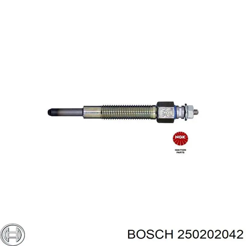Vela de incandescência Bosch 250202042 preço, a partir de 14,82 USD