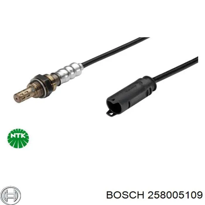Sonda lambda, sensor de oxigênio depois de catalisador Bosch 258005109 preço, a partir de 63,24 USD