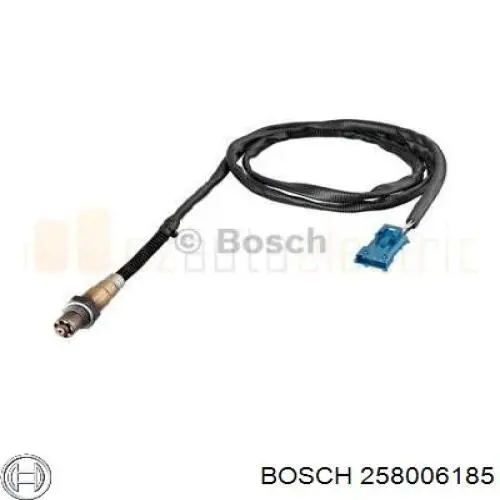 Sonda lambda, sensor de oxigênio depois de catalisador 258006185 Bosch